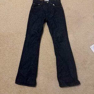 Madewell Women's Dark Blue Flare Jeans